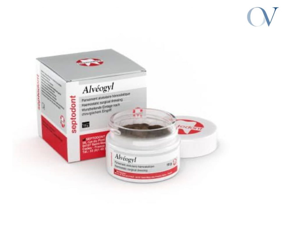 Alveogyl para alveolitis seca